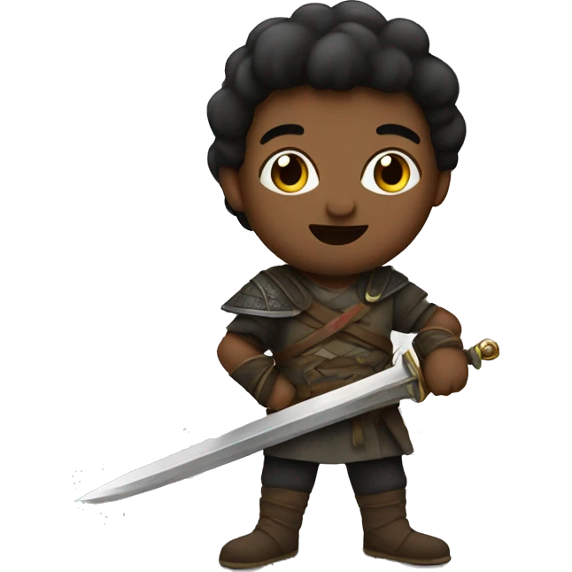 sameen with a sword emoji