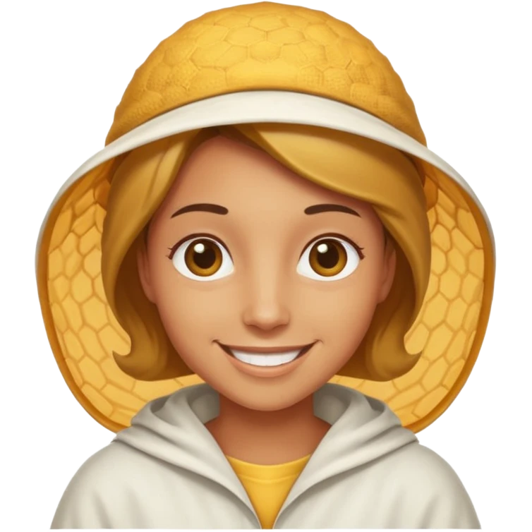 beekeeper white cloth emoji