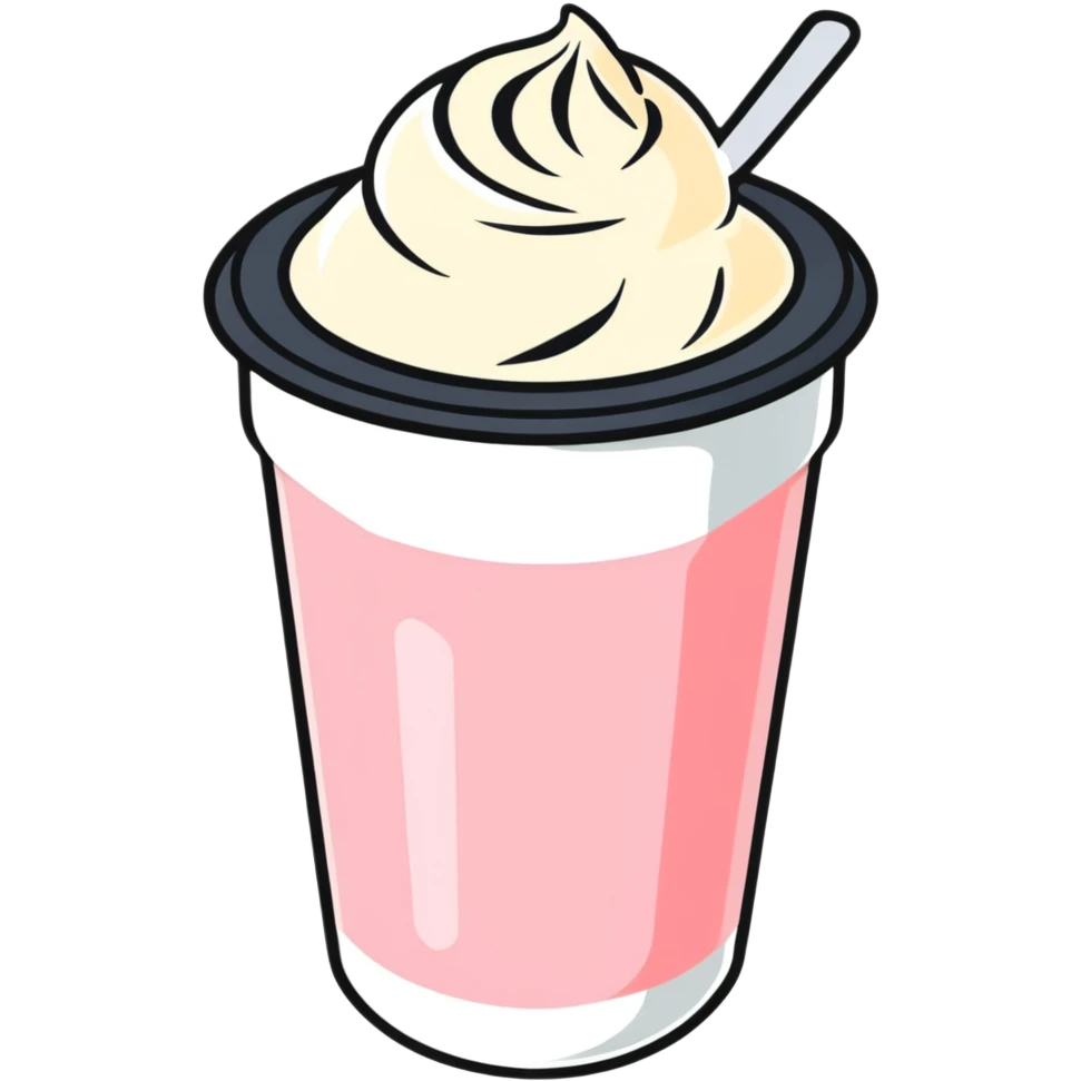 yogurt cup emoji