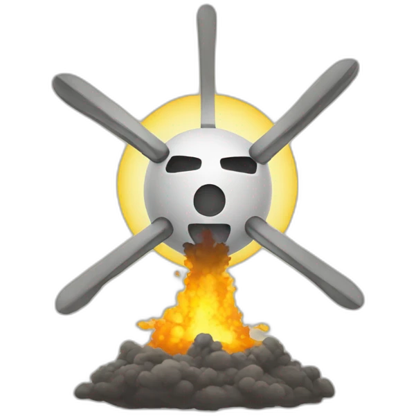 Atomic war emoji