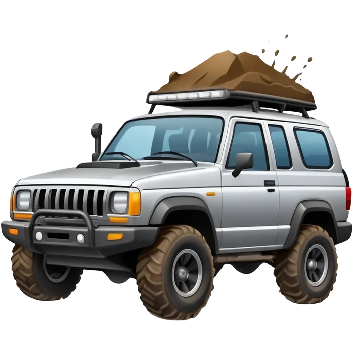 off-road SUV emoji