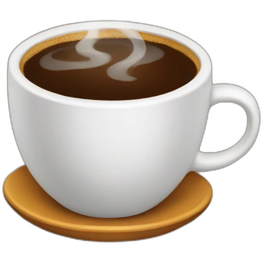 Cup of coffee emoji