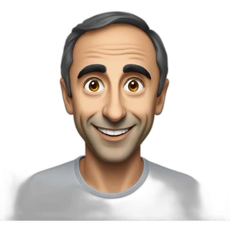 Eric zemmour face smiling emoji