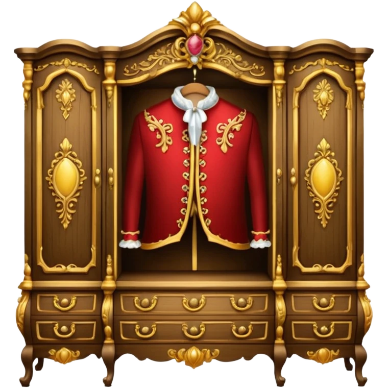 the lady who was turned into a wardrobe by magic, a character from the fairy tale Beauty and the Beast emoji