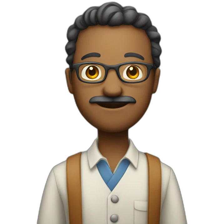A mathematician emoji