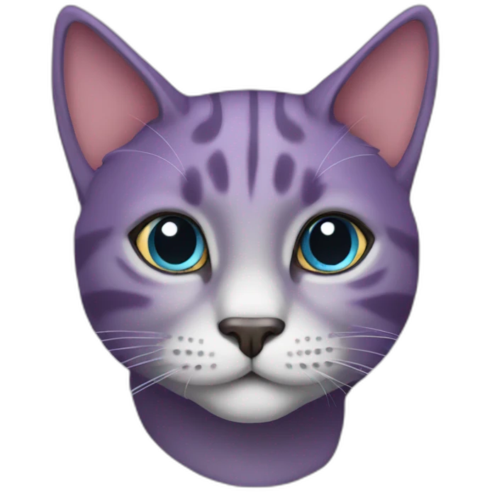 Cat-purpel emoji