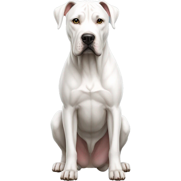 Dogo Argentino Dog Breed Full Body emoji