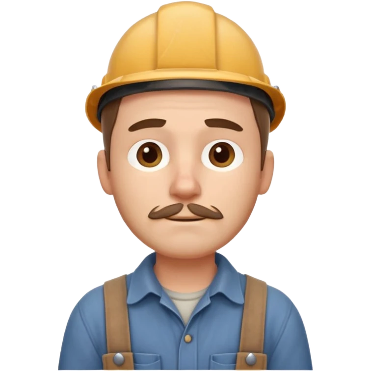 rustic carpenter portrait, head and shoulders only, wood dust on shoulders, rolled-up shirt collar, calm craftsman expression, warm workshop vibe, 3D cartoon, mobile game icon style, clean background, no text, no watermark
 emoji