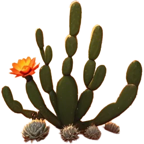 Cinematic Realistic Desert Emoji in a frame, Expansive and arid, with vast stretches of golden sand dunes and scattered cacti, the sun casting a warm, almost orange glow over the dry, cracked earth. The horizon blurs into a heat shimmer, while the occasional desert flower adds a splash of color to the barren landscape. Soft glowing outline, capturing the essence of the harsh yet stunning beauty of the desert, calm and quiet, filled with silence and mystery. emoji