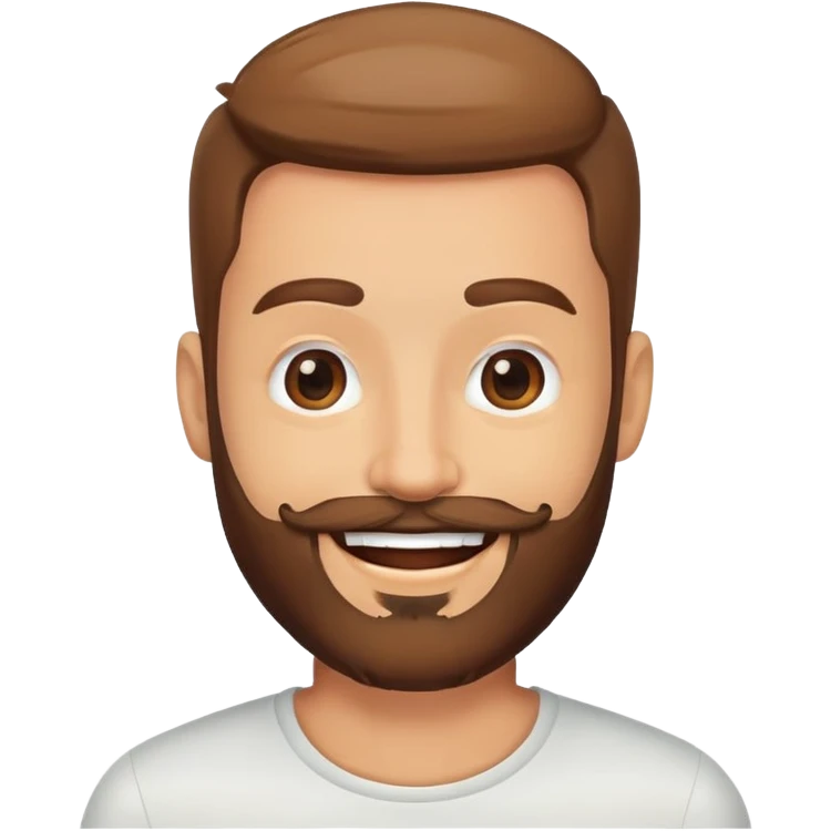 man with beard emoji