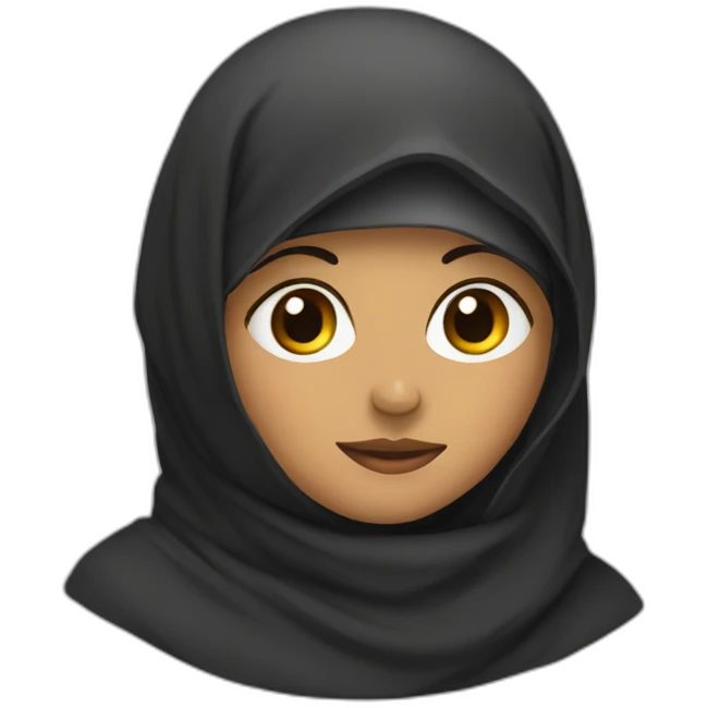 niqabis emoji
