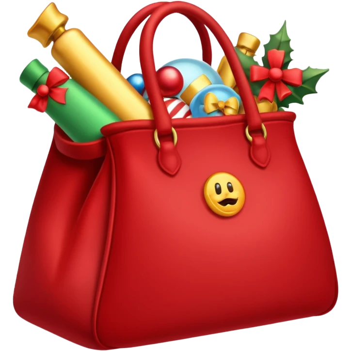 red Santa's bag  emoji