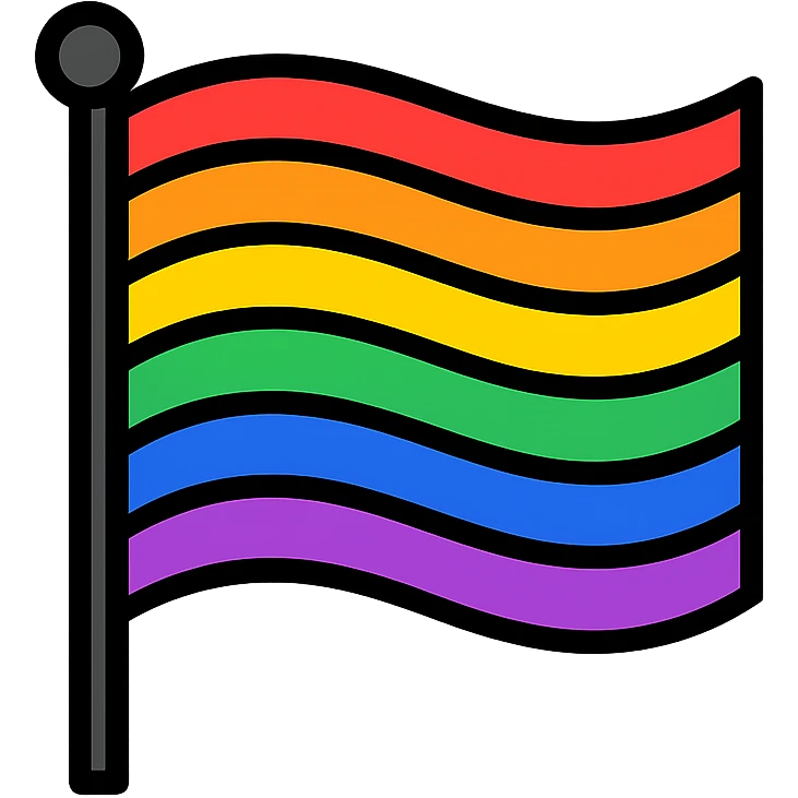 pride flag emoji