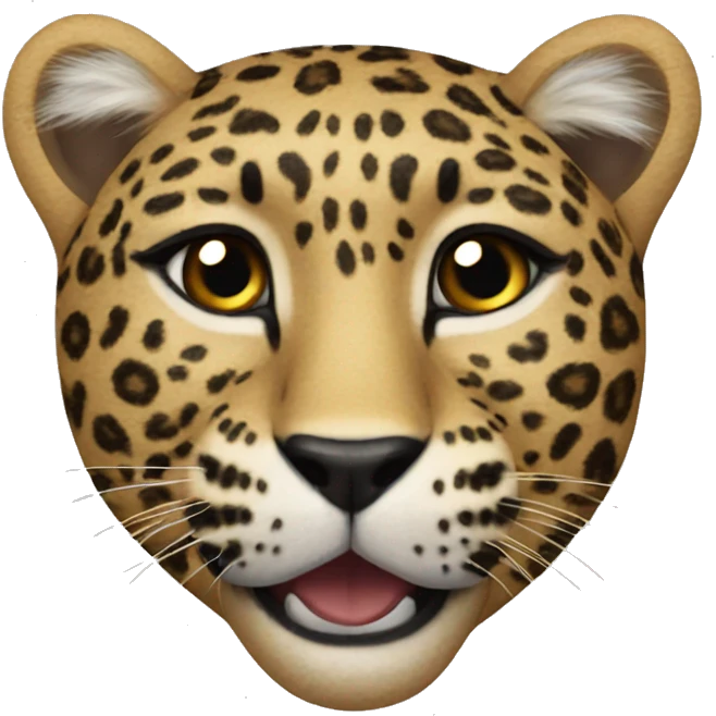 Leopard heart emoji