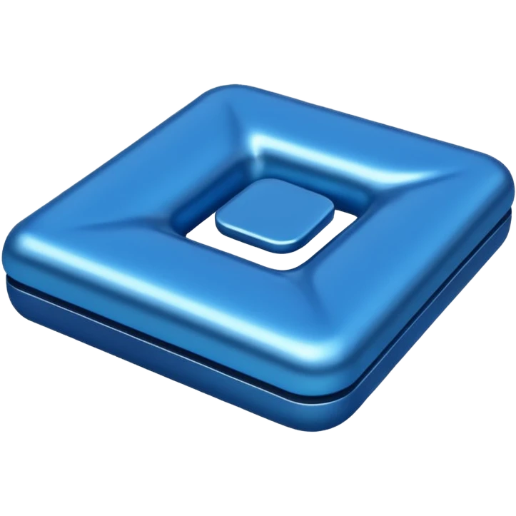 青い背景にX emoji