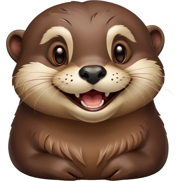 Otter laughing emoji