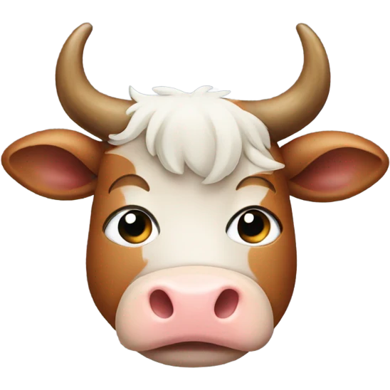 Cow with antlers emoji