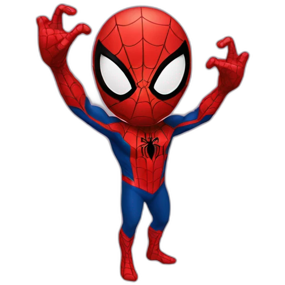 spiderman heart gesture emoji