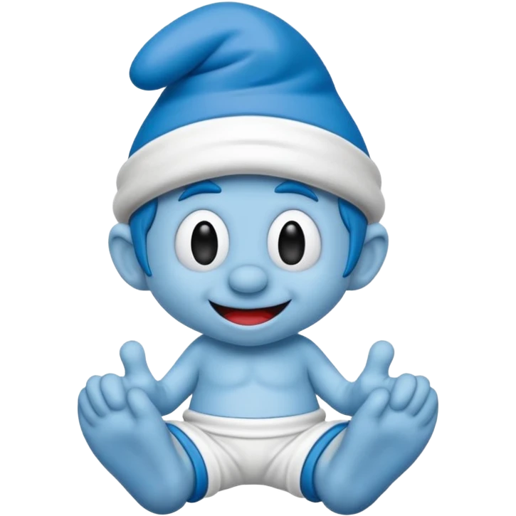 Smurf emoji