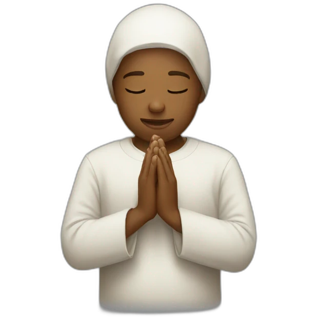 Praying emoji