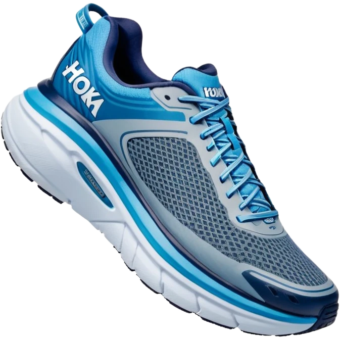 running shoe hoka bondi 9 emoji