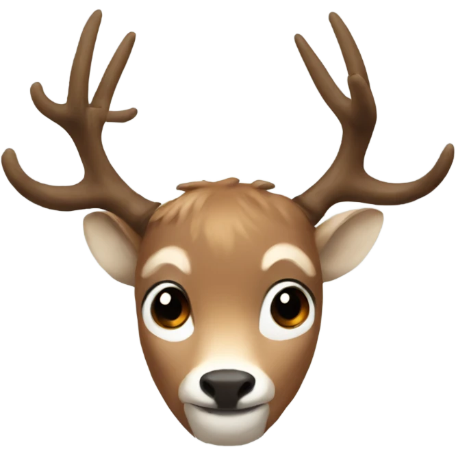Deer horns on my head emoji