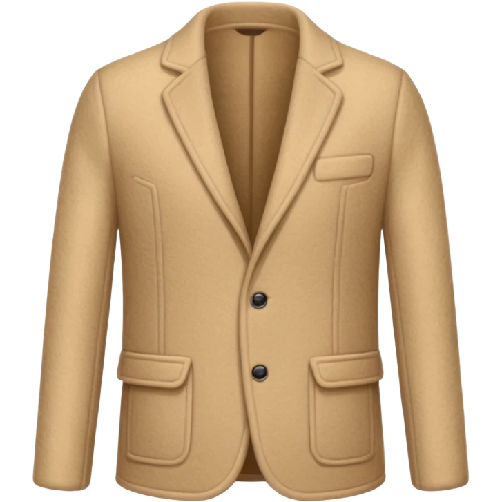 beige jacket emoji