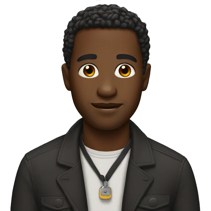 black  man emoji