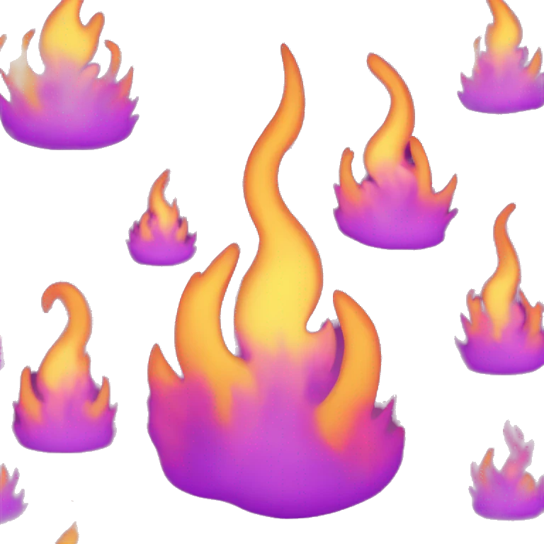 Purple fire  emoji