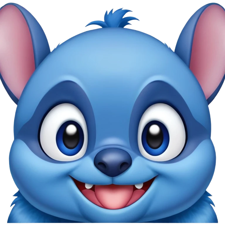 I want Stitch with a heart in his eyes smiling emoji
