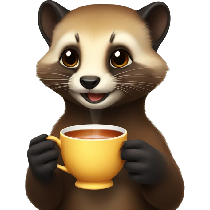 marten drinks tea emoji