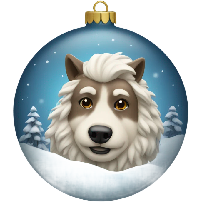 Winter ornament  emoji