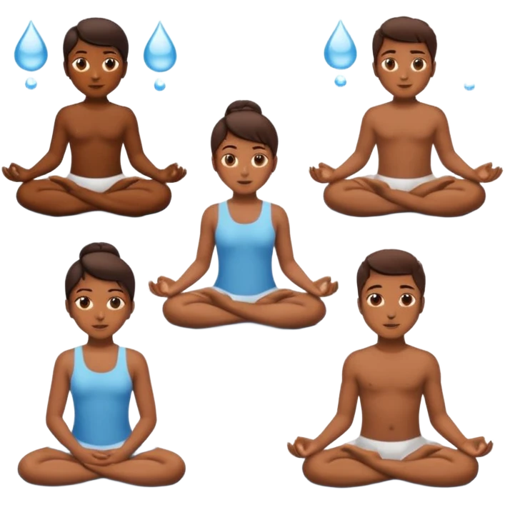 craeate me a series of emojis for those excersises:

Nose
Sit
Lay down
Spin
Focus
Drop
Walk next to me emoji