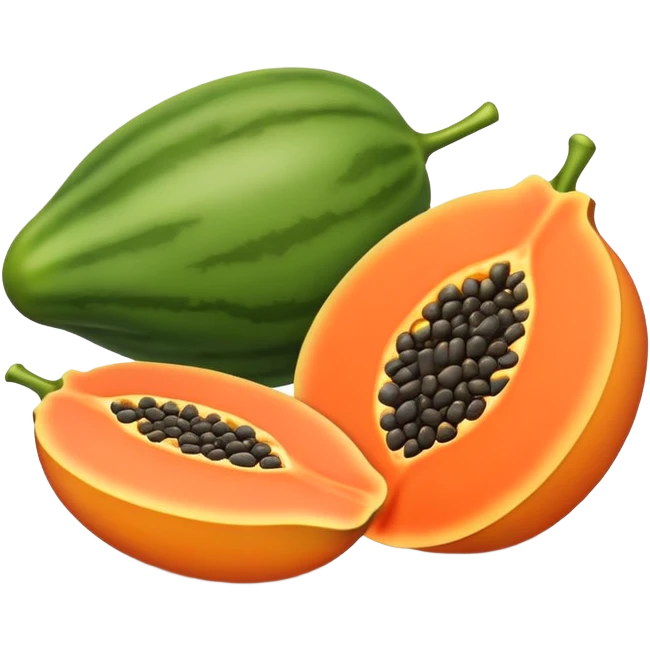 Papaya emoji