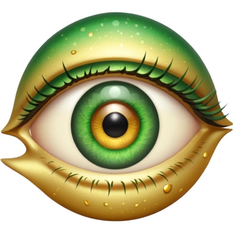 green eye emoji
