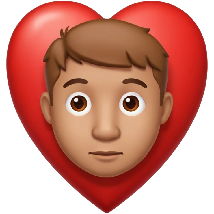 John pork inside of a heart emoji