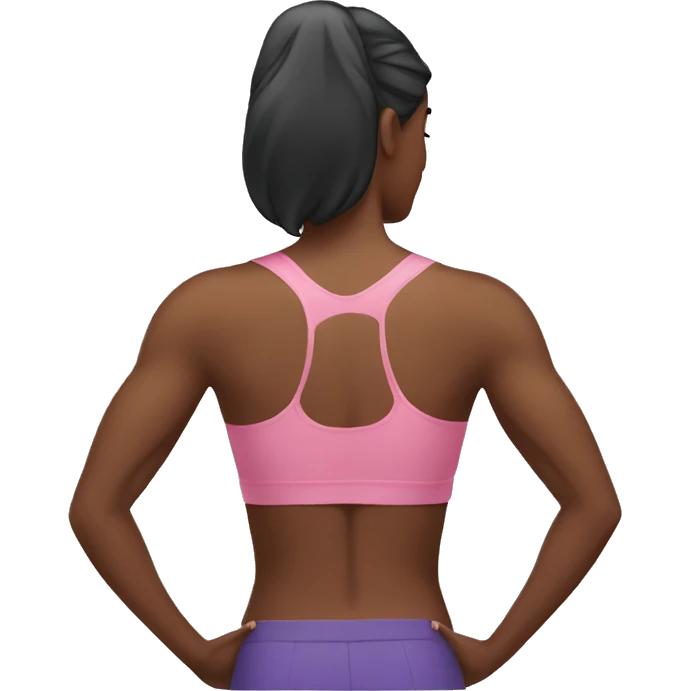 Woman Back muscles emoji