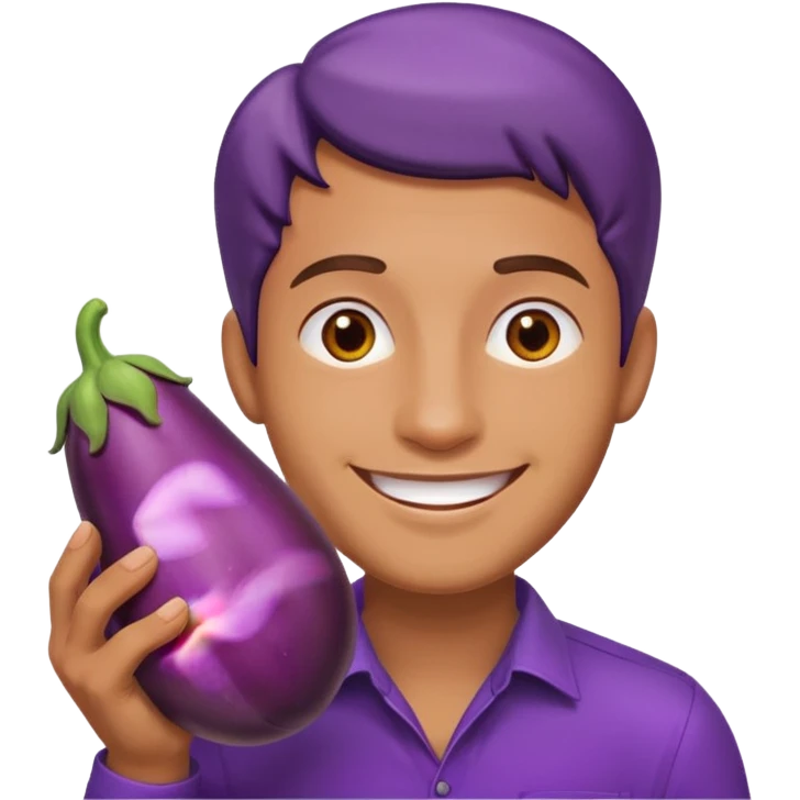 Man eggplant Penis emoji