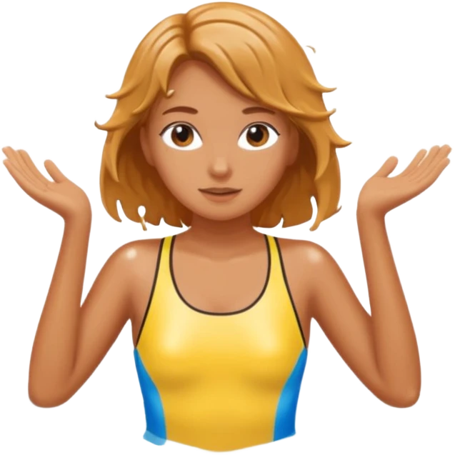 swim girl emoji
