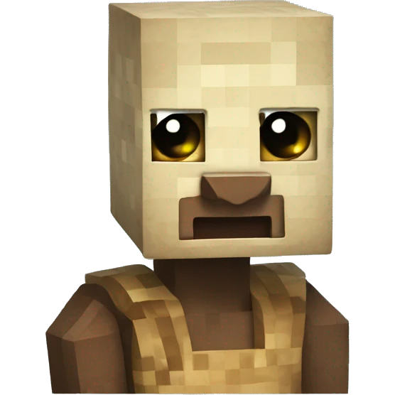 tortul with a minecraft head emoji
