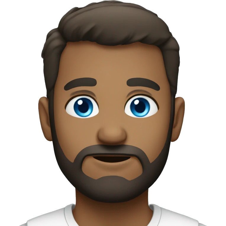 Blue eyes emoji