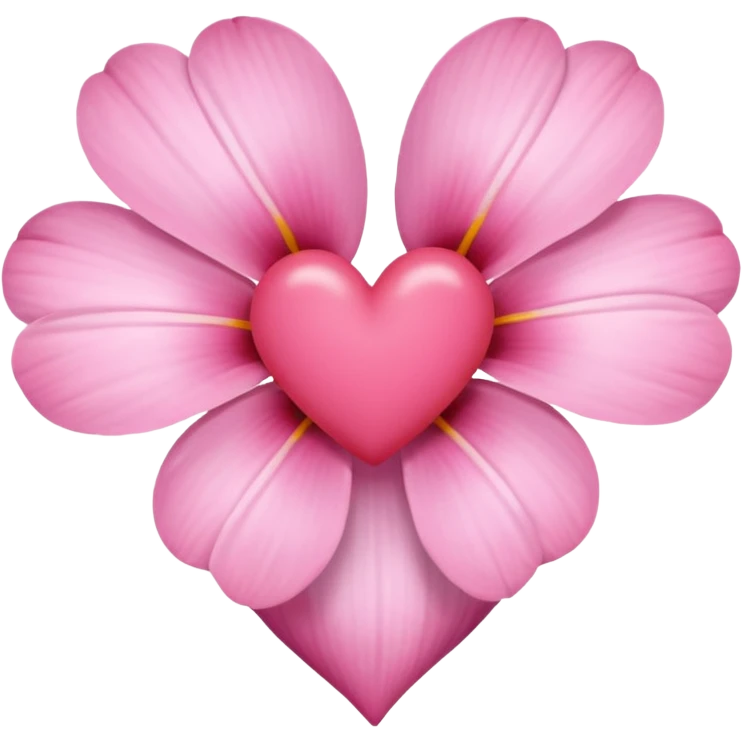 Heart shape of this flower 🌸 emoji
