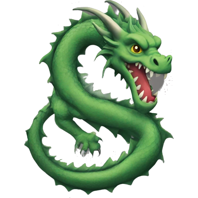 Dragon tattoo on the back emoji