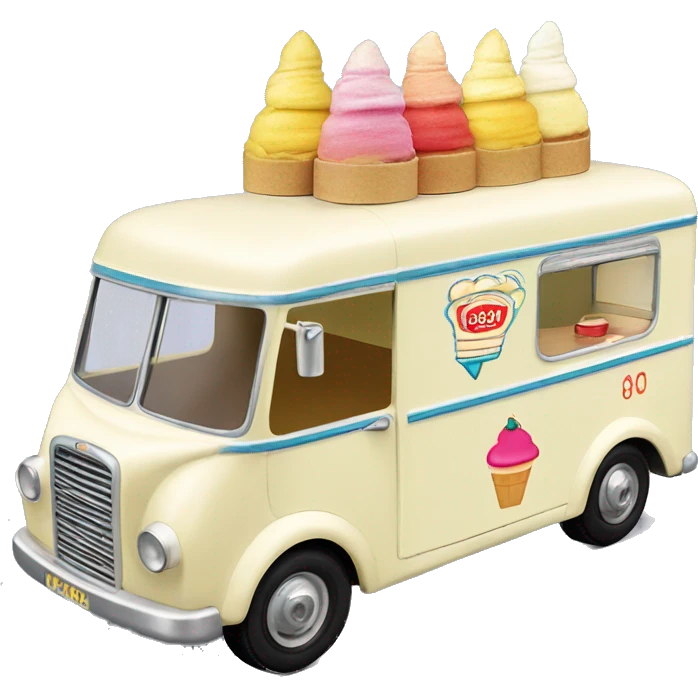Matchbox ice cream van 1957 emoji