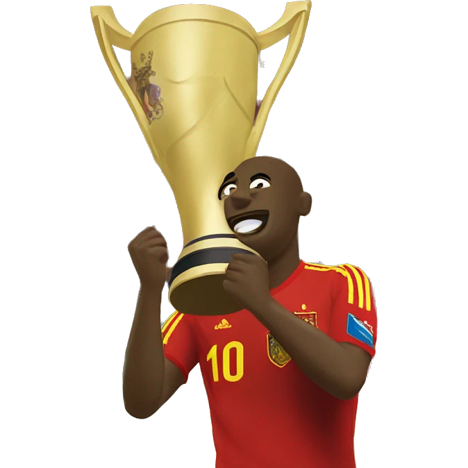 Spain win Eurocopa match versus France  emoji