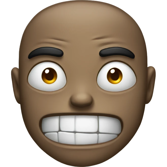 Mad face emoji