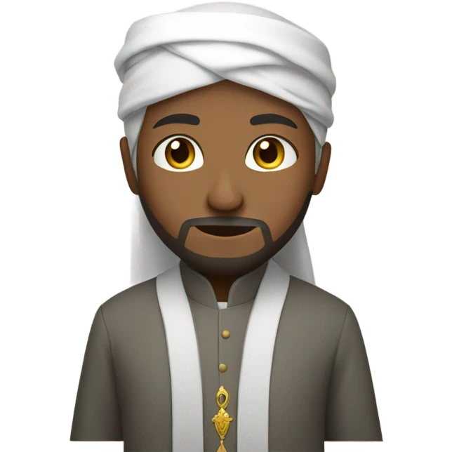 Muslim in masjid emoji