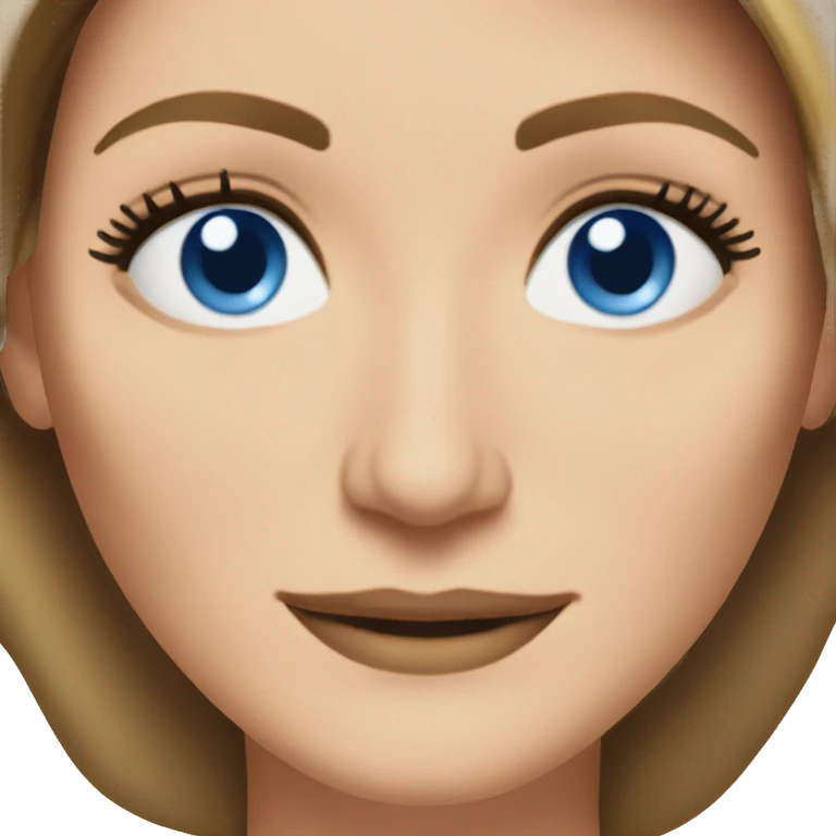 Brenda Strong with blue eyes  emoji