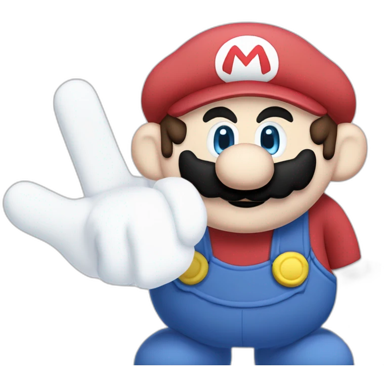 mario in red overalls emoji