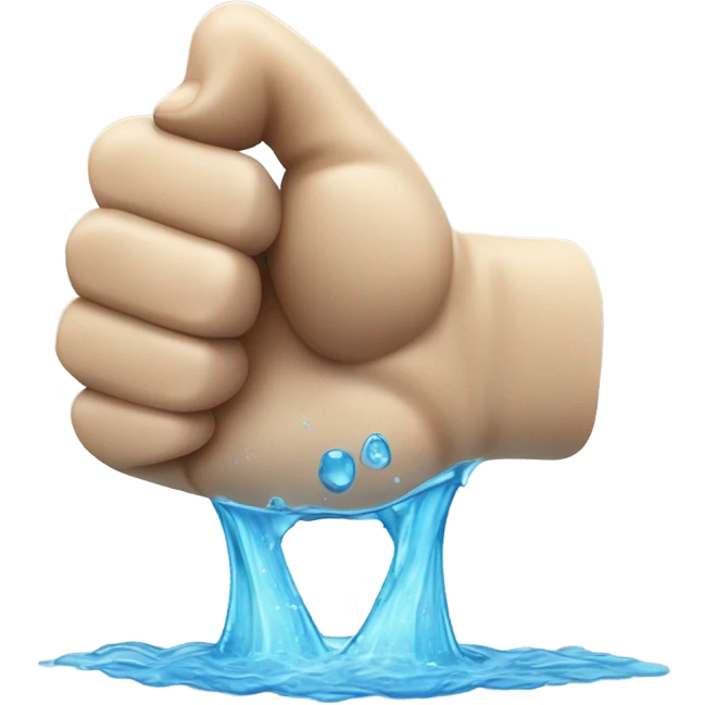 Water fist emoji